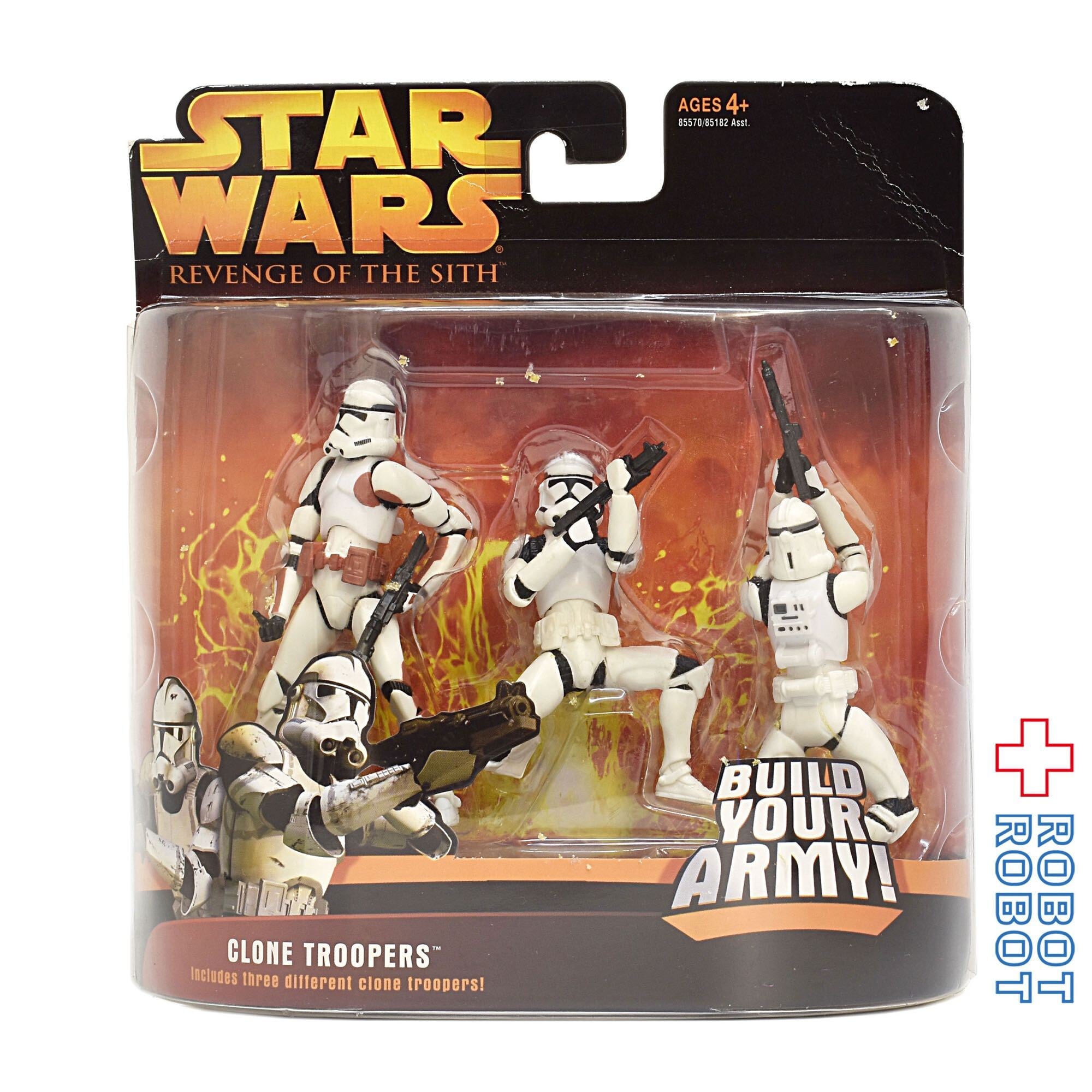 Star Wars クローン・トルーパー ヨーダ フィギュア 3体セット スター・ウォーズ ROTS クローントルーパー3体パック アクション