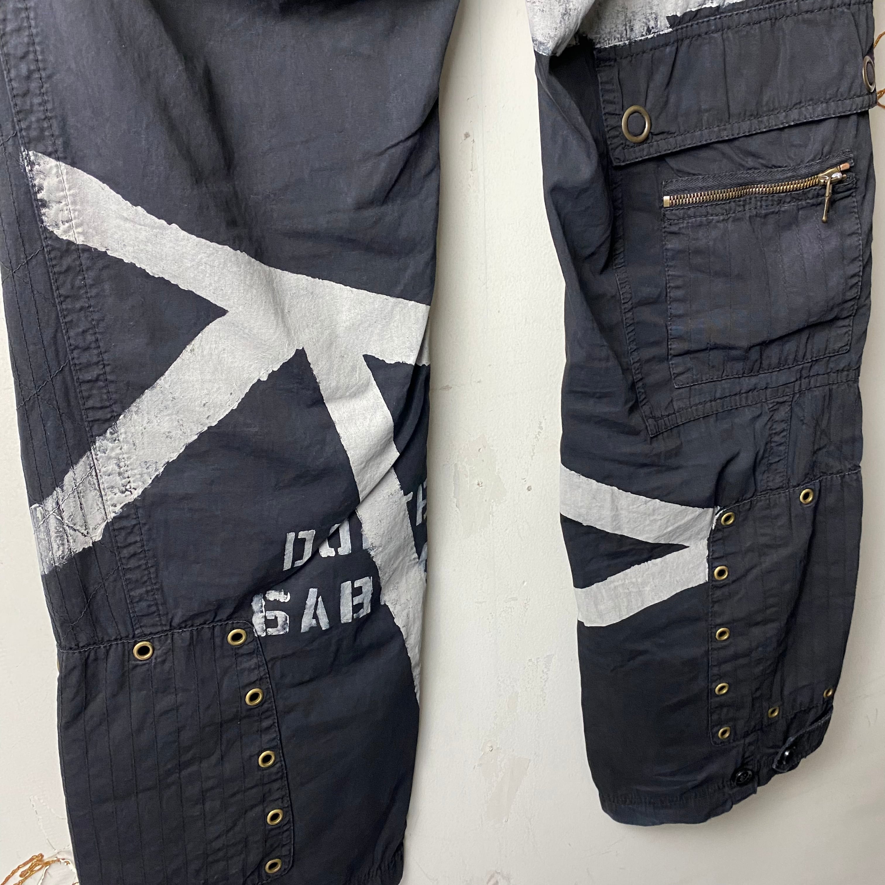 archive 2004SS DOLCE&GABBANA graffiti cargo pants | NOIR ONLINE