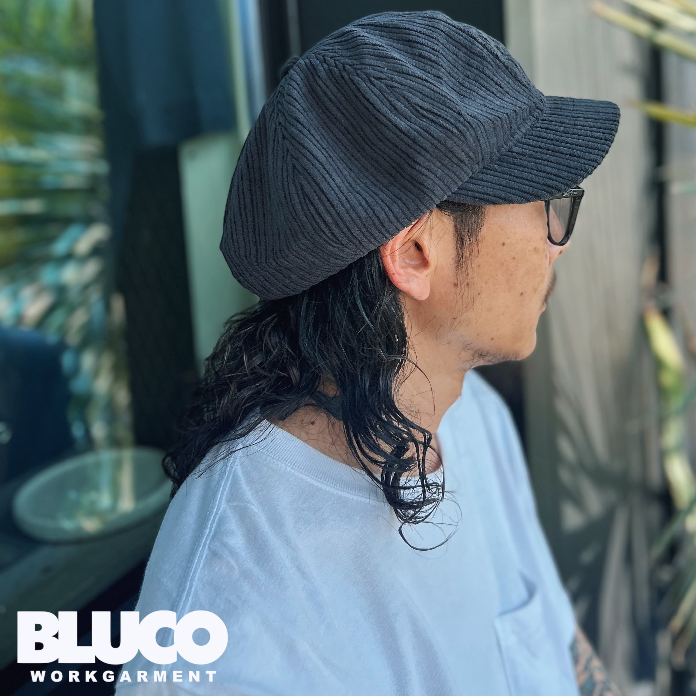 キャスケット ハンチング ニュースボーイキャップ 帽子メンズ ブラック