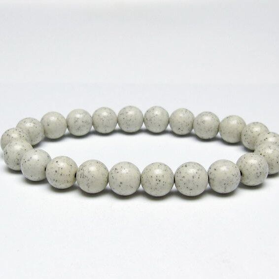 北投石 ブレスレット 9mm 一点物 メール便可 111-50282