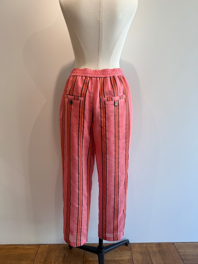 jonnlynx/JL226-PT866 striped pants PINK