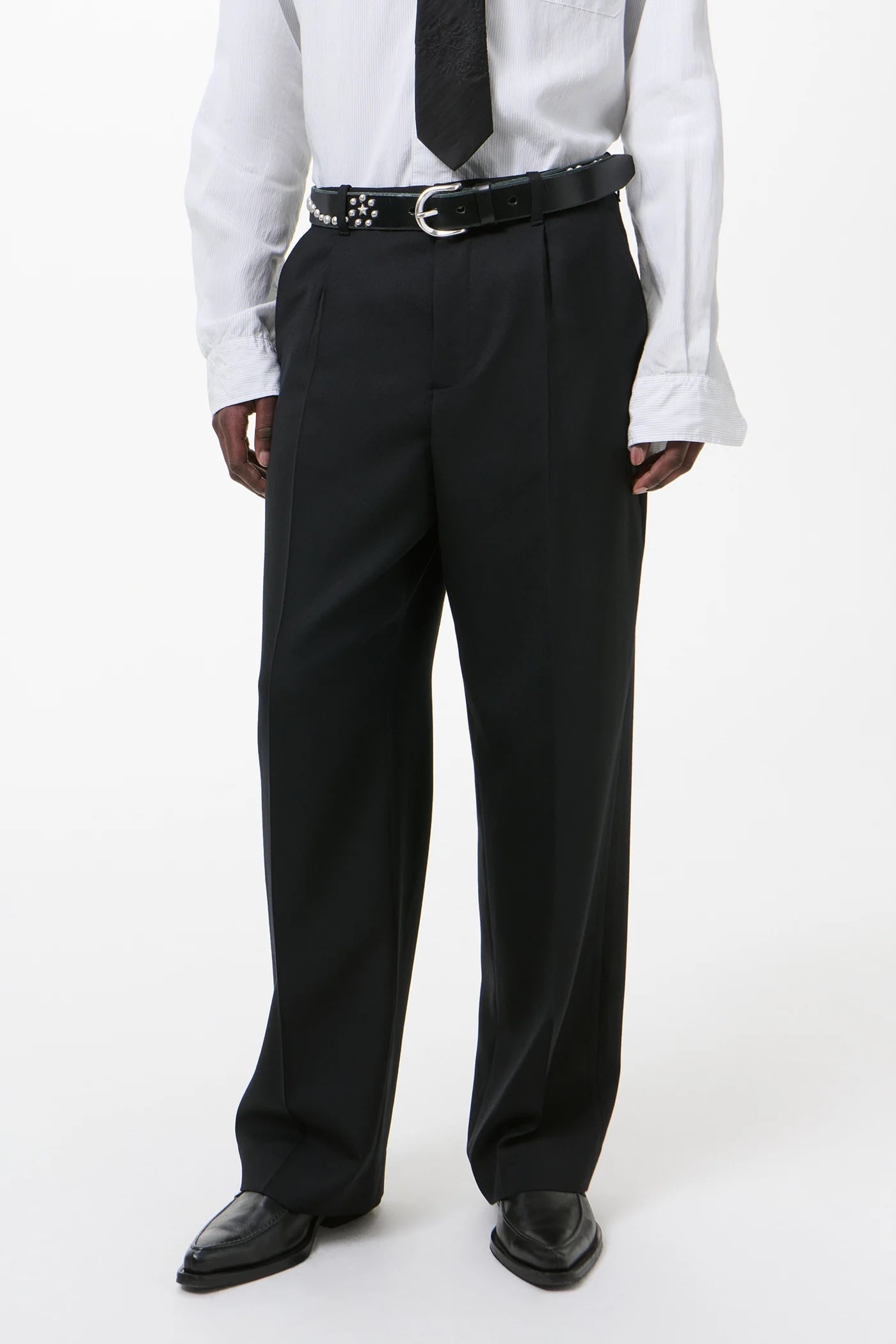 U*R様 OUR LEGACY BORROWED CHINO PANAMA WO OUR LEGACY BORROWED CHINO Black Panama Wool M421BBPW | BEST