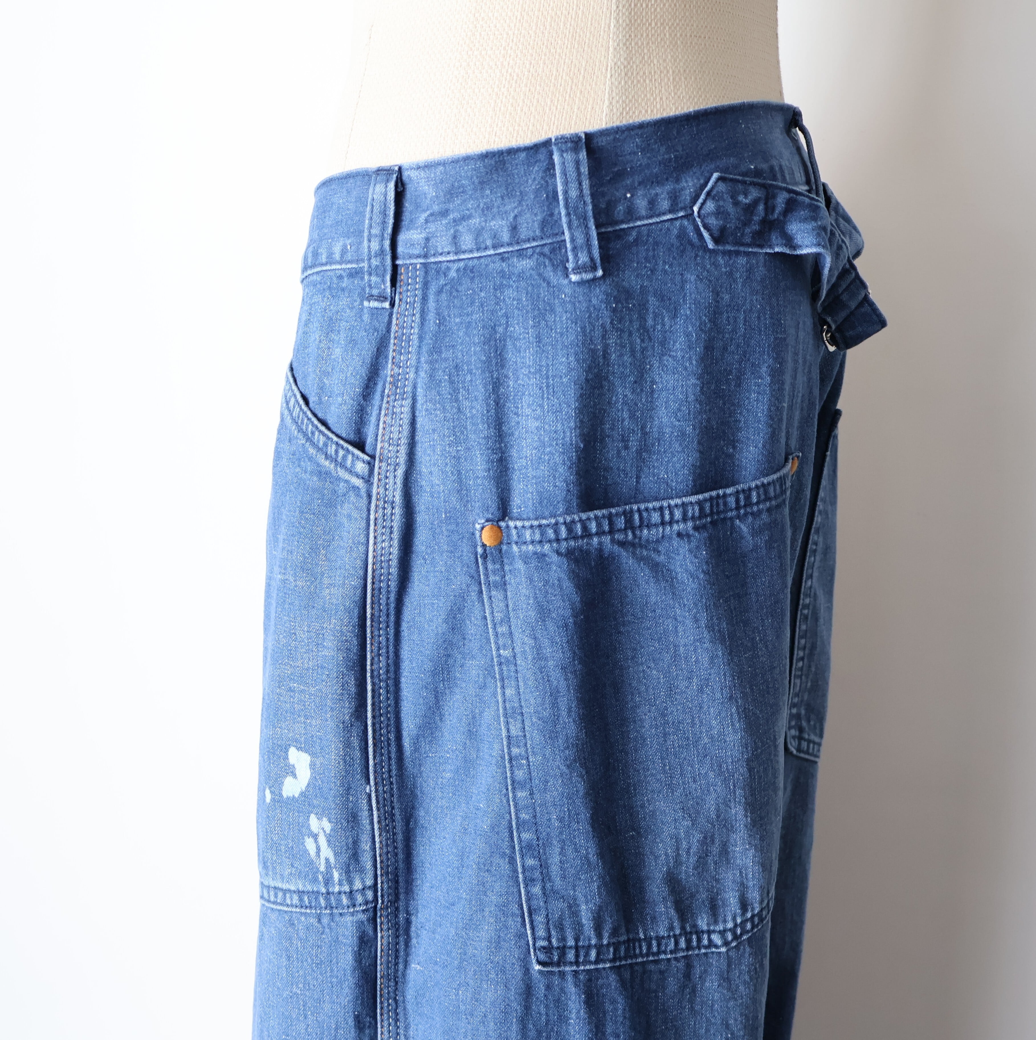 Gurank “ Distressed 3stitch Painter Pants “ | H.inch