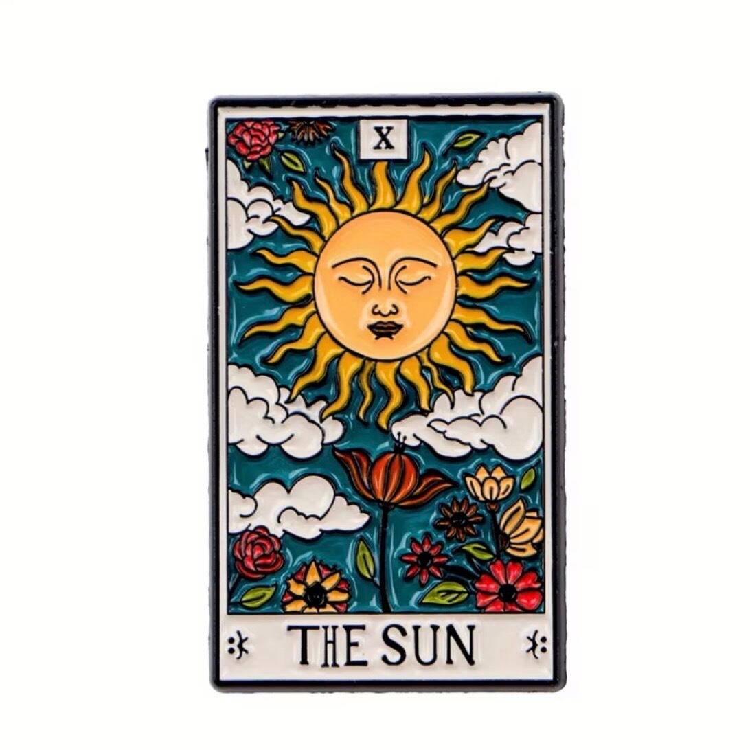 The Sun《太陽》』タロット【ピンバッジ】 | 異世界雑貨屋