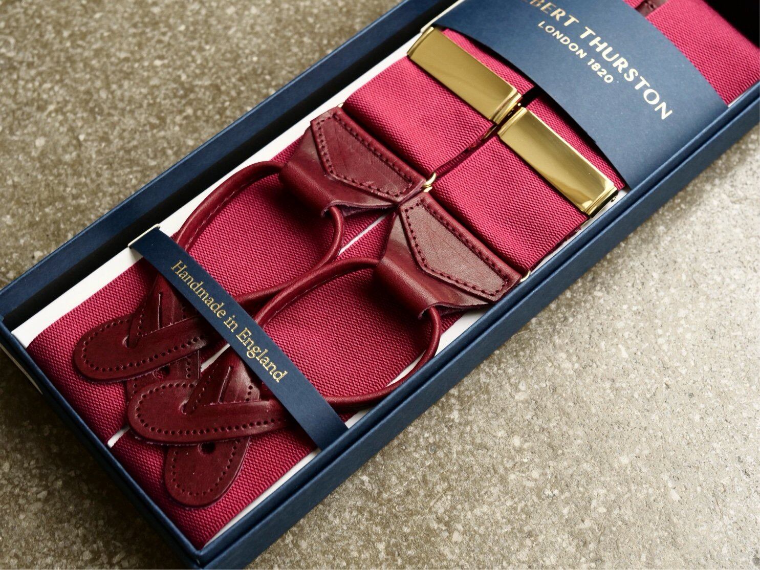 ALBERT THURSTON】30th Anniversary Model / Braces / 40mm Ribbon