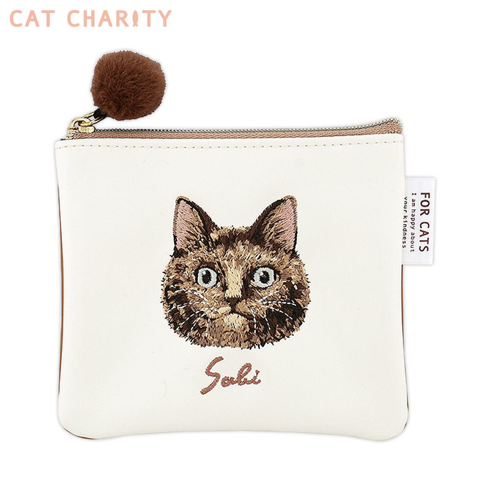 フラットポーチ ハートパターン GPO0336-BK（ブラック） | iPhone