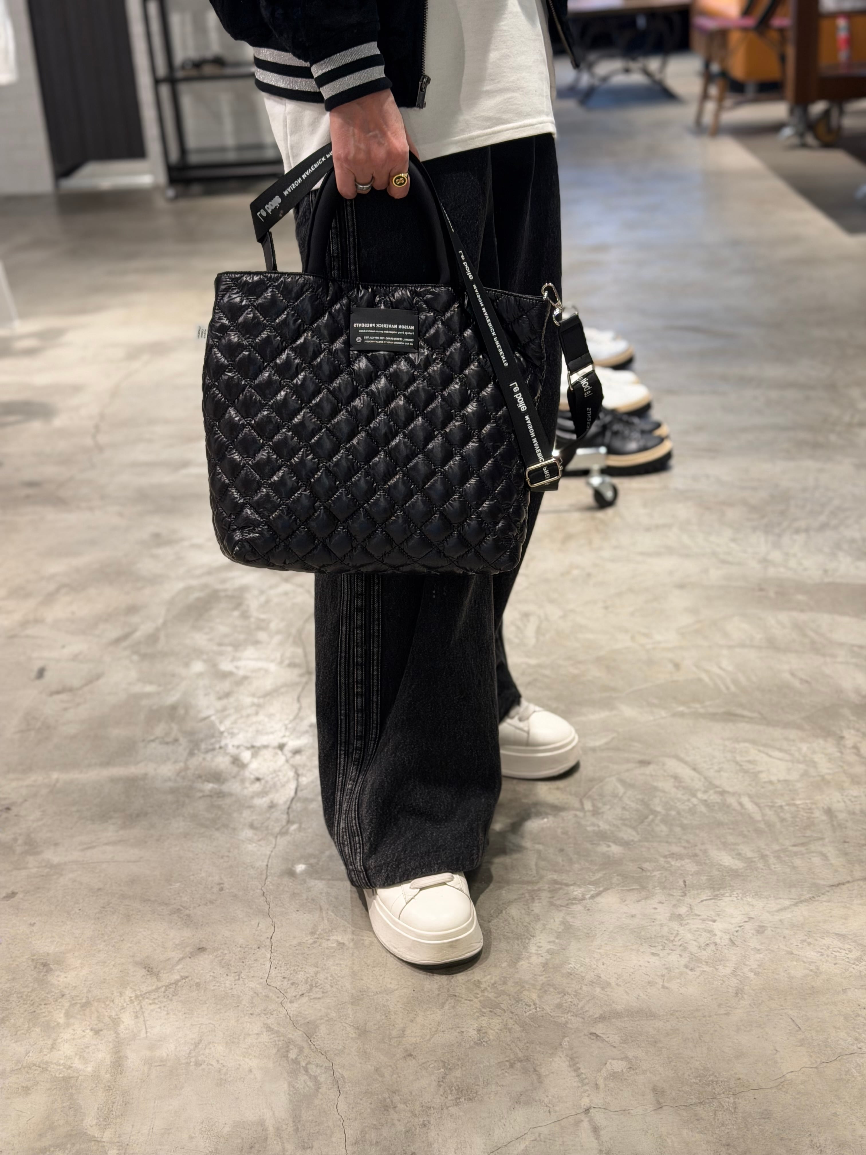 MAVERICK Punk Flats 黒 24cm 新品 箱付き 予約販売【 MAISON MAVERICK PRESENTS 】Quilted Tote Bag (MC9026) 6
