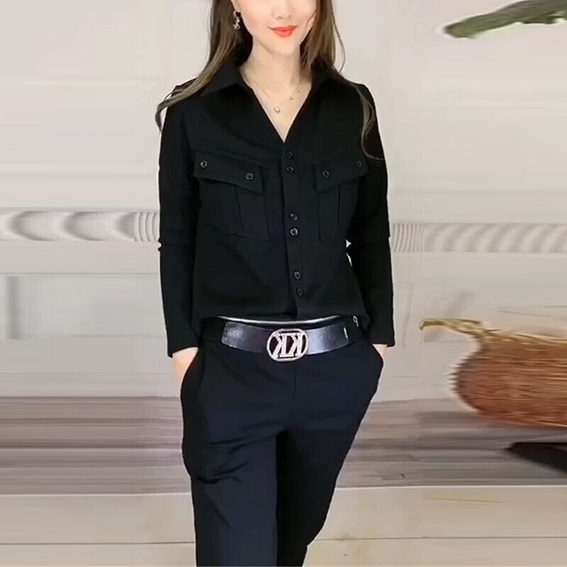 シャツ カジュアルオータムスリム 大きめサイズ 秋物 ミックスインファッション16542823479