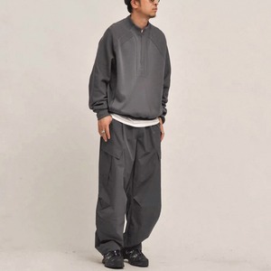 Half-zip mock neck pullover 1516