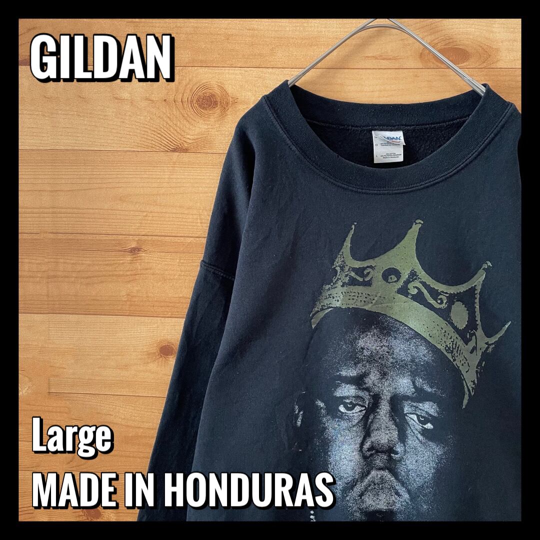 GILDANノトーリアスB.I.G. Notorious B.I.G.プリント スウェット