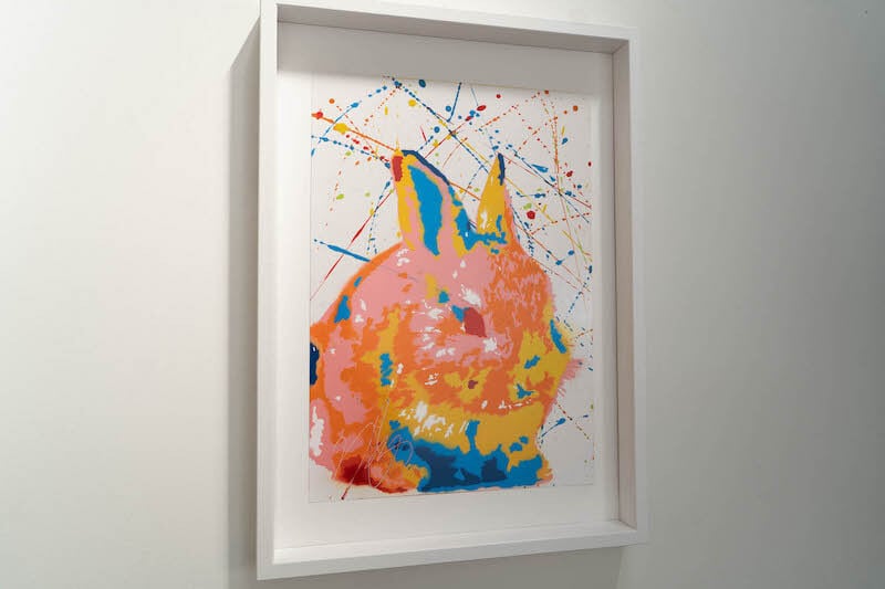 Rabbit / うさぎのスプレーアート作品 絵画販売 | TOMOYA OFFICIAL