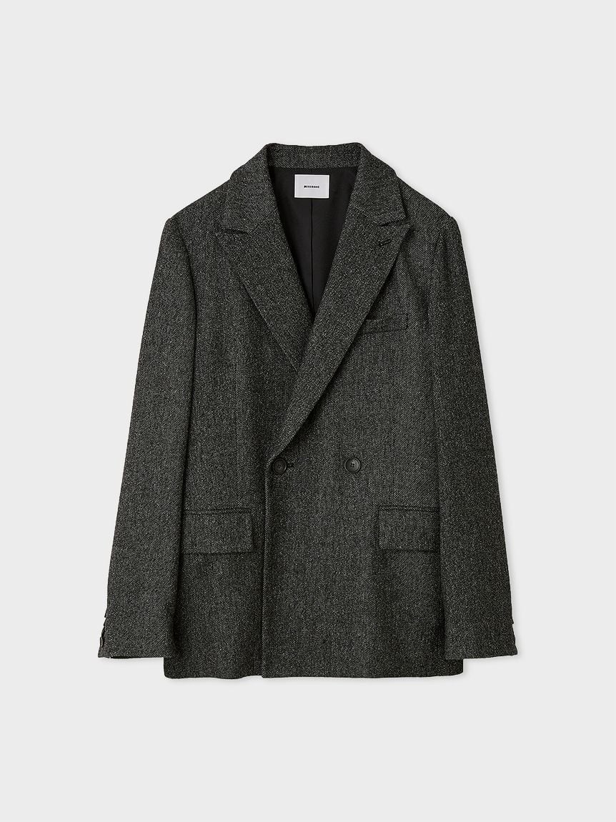 MIESROHE】ツィードダブルブレストジャケット | Kawashima Online Shop