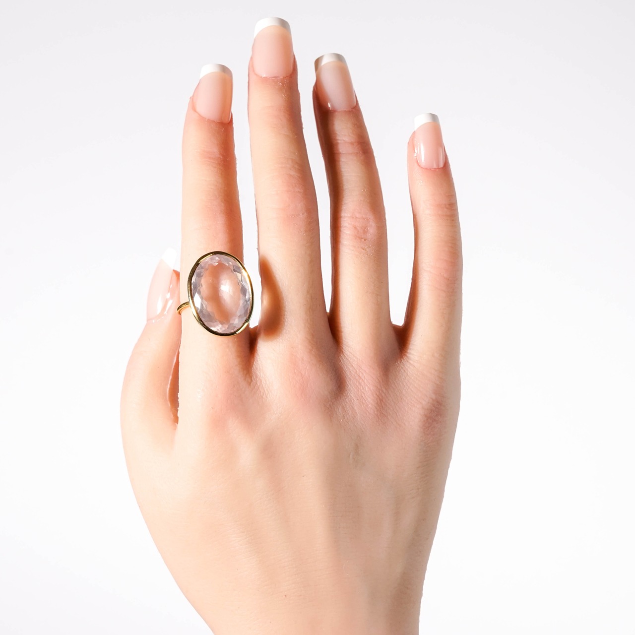 【15号】ローズクォーツ リング（グラン）