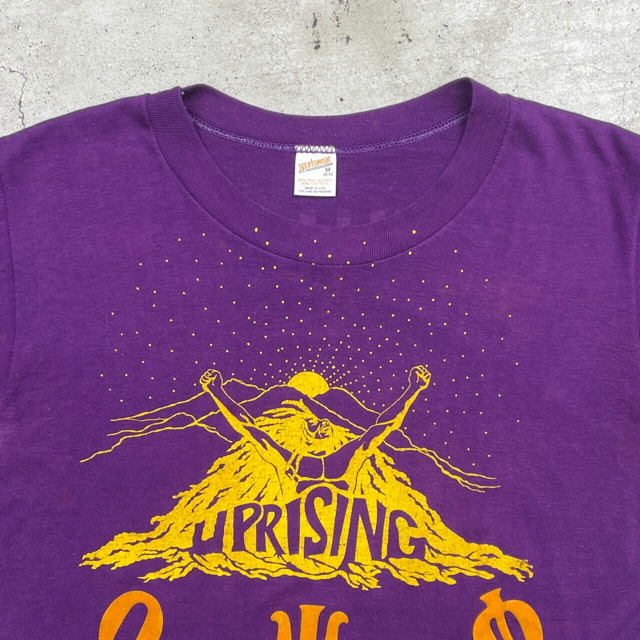 80年代 USA製 UPRISING ボブ・マーリー ウィーラーズ ツアーT レゲエT  