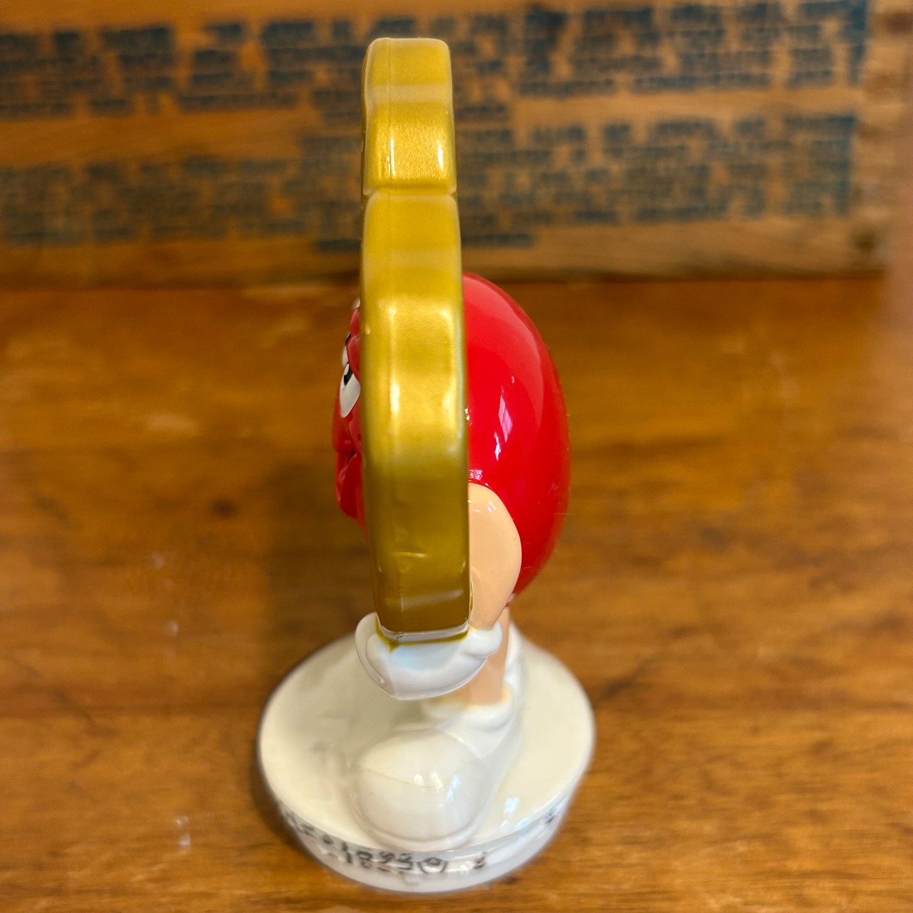 M&M's　 フィギュア　バレンタイン　チューブトッパー　レッド　ハート　ミールトイ　MU-294