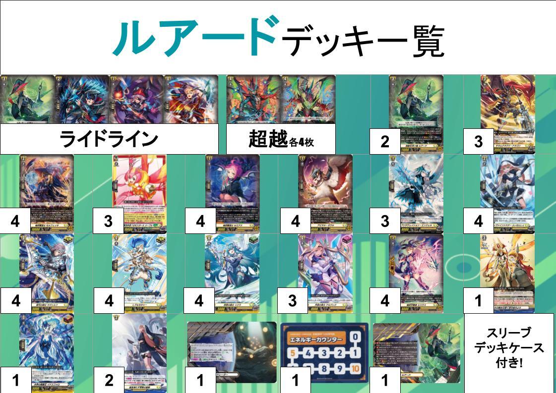 ヴァンガード ルアード デッキ|カードファイト!! ヴァンガード ヴァンガード ルアード デッキ|カードファイト!! ヴァンガード