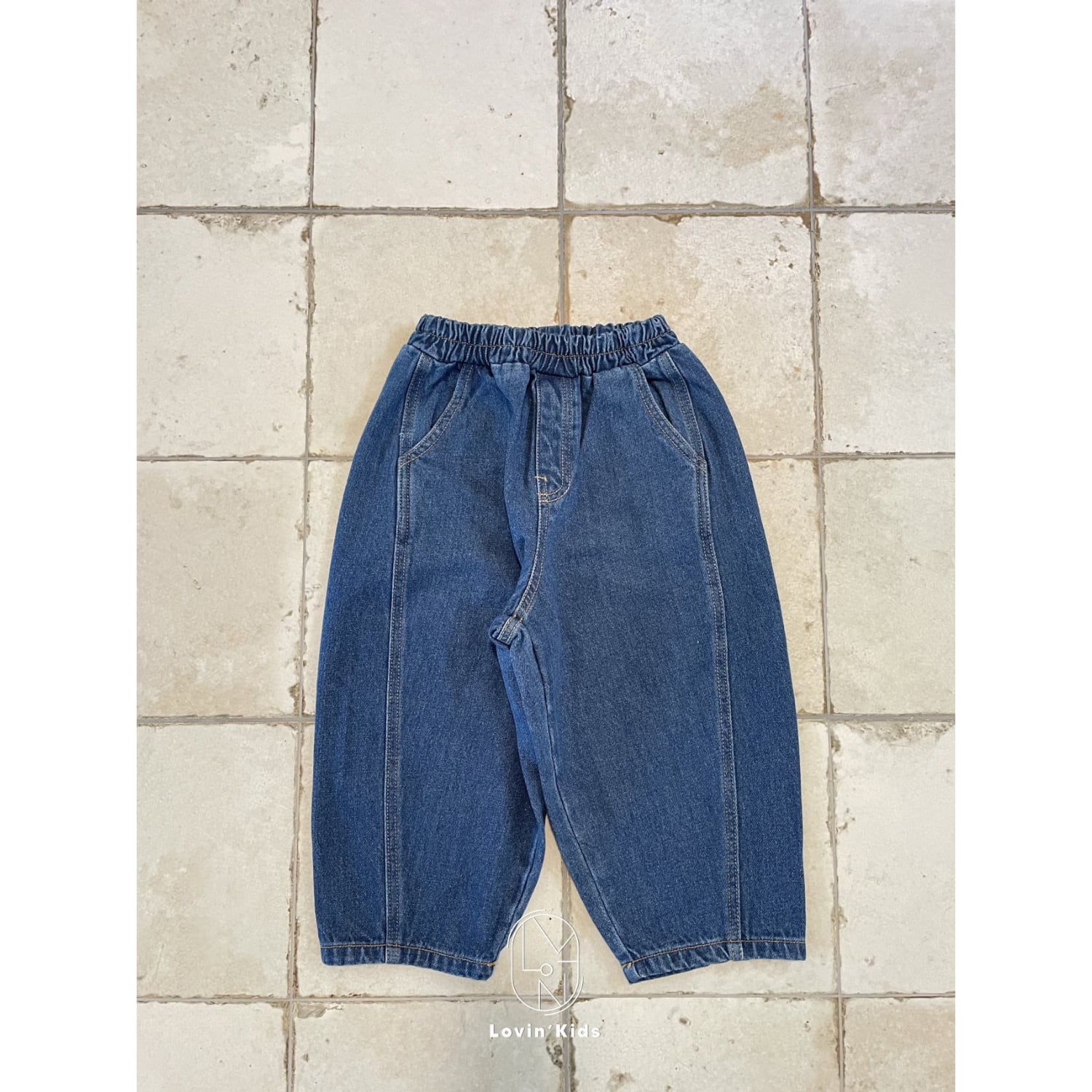 《予約》lovin' ¨ boyfit fleece denim pants