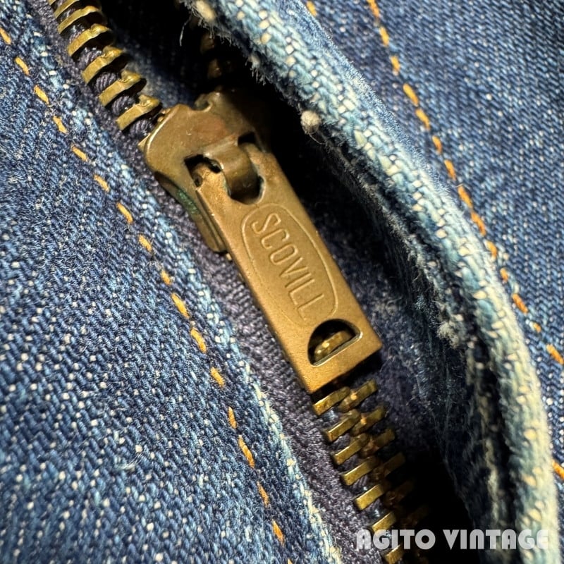 60's 70's LEVI'S リーバイス 502 デニム ジッパーフライ Big E 60's 70's LEVI'S リーバイス 502 デニム ジッパーフライ Big E