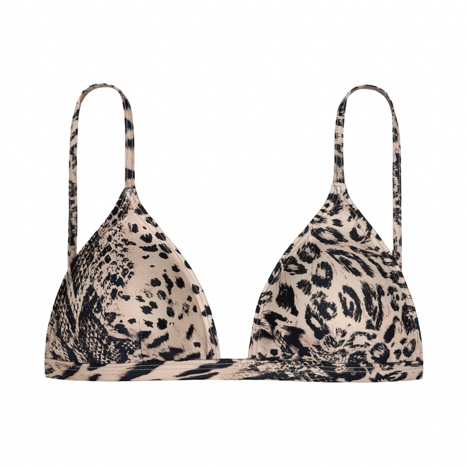 mix animal small triangle bikini tops