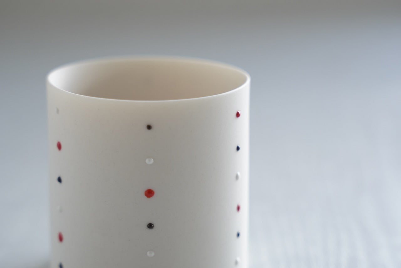 Dot cup / red
