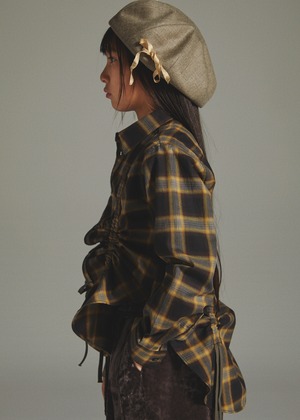 Shirring shirt_L/XL size