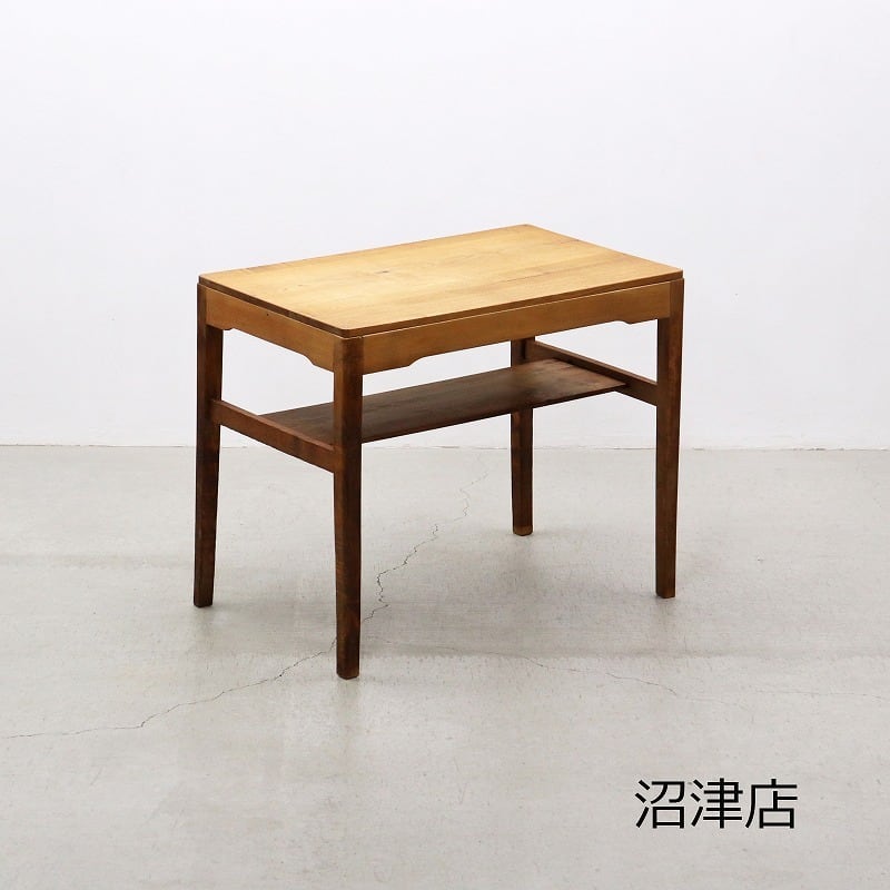 【沼津店】レトロ 無垢材 デスク 作業台 PC 書斎 展示台 飾り台 ヴィンテージ PJK11059