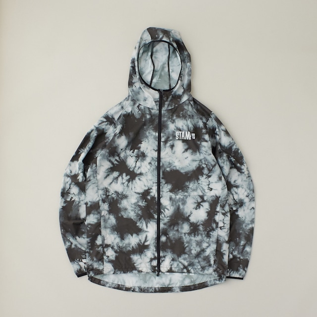 STAMP RUN&CO（スタンプランアンドコー）STAMP HOODIE (SUPPORT YOUR LOCAL. -TIE DYE BLACK-)　メンズ・ウィメンズウィンドシェル