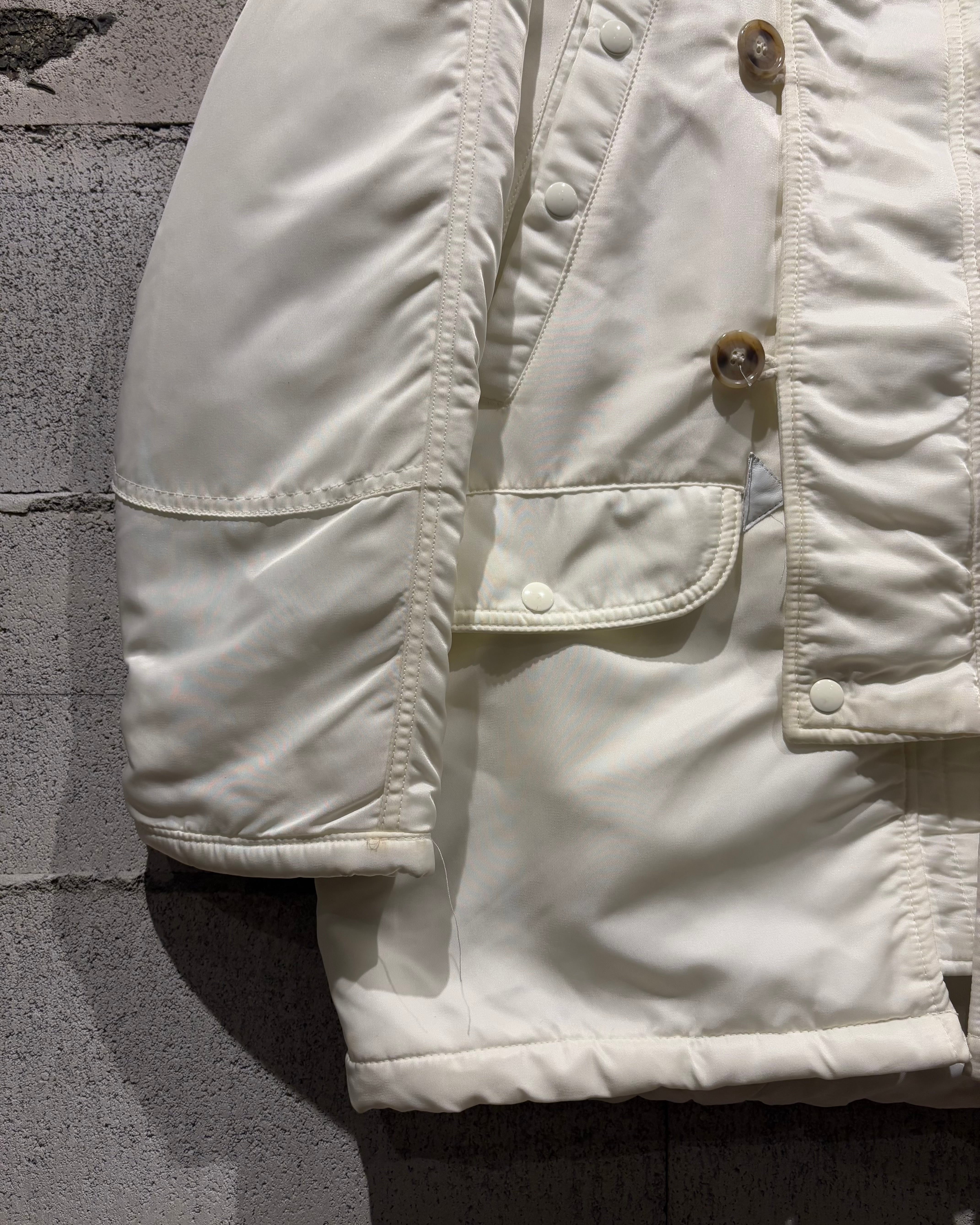 Caka otto】 90's “SPIEWAK” Rare White Color N-3B Flight Jacket