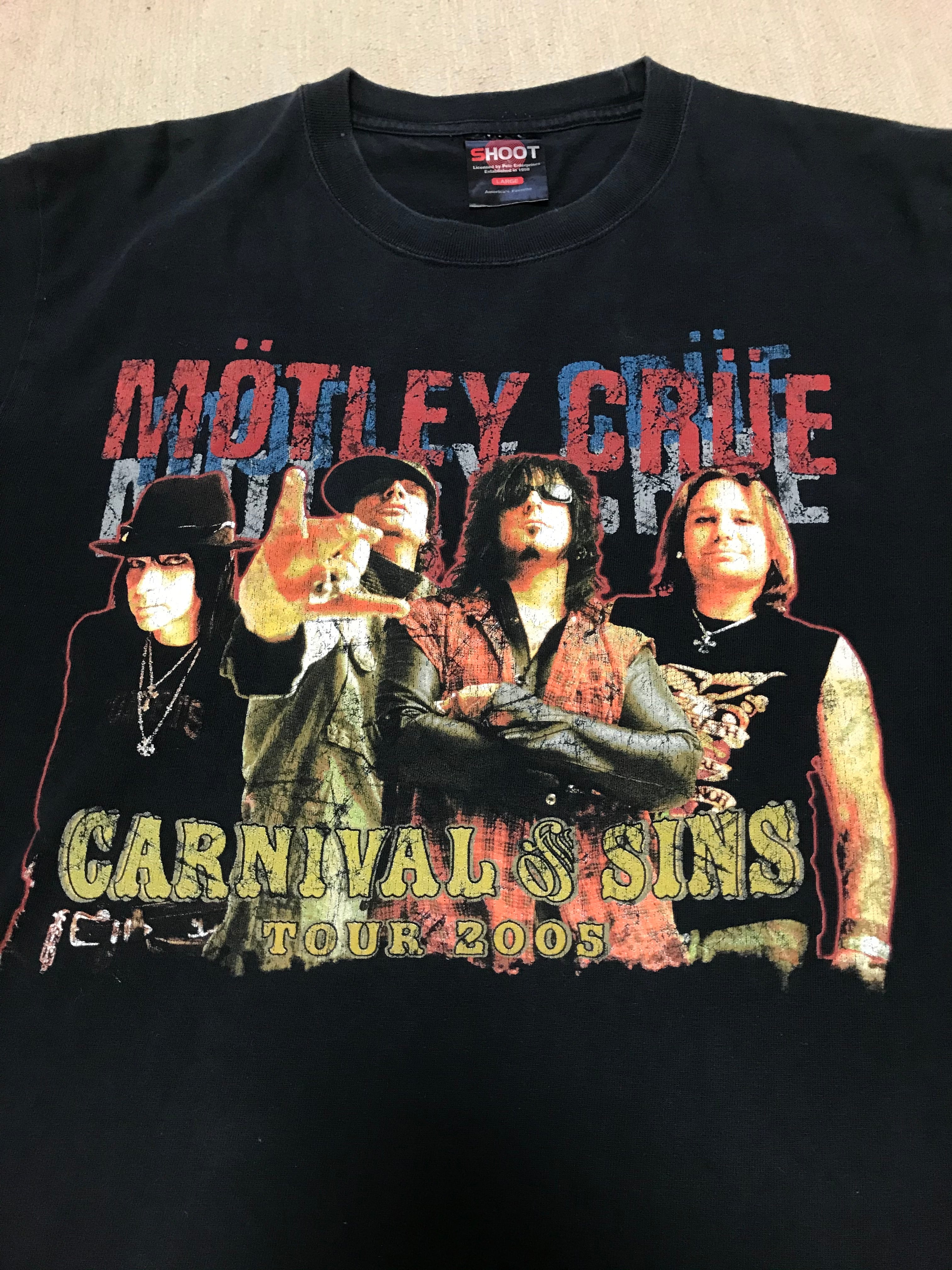 ビンテージ MOTLEY CRUE 2005年 ツアー Tシャツ