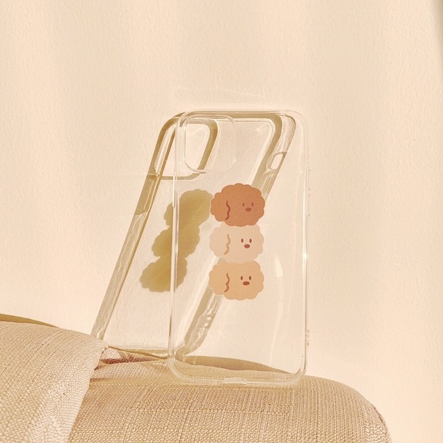 可愛いトイプードル☆iPhone11 case【T1029】