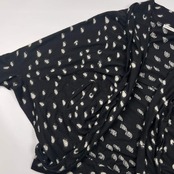 TSUMORI CHISATO ツモリ チサト ドット風 ドルマンスリーブ ニット ジャケット 羽織 2/ブラック系 レディース
