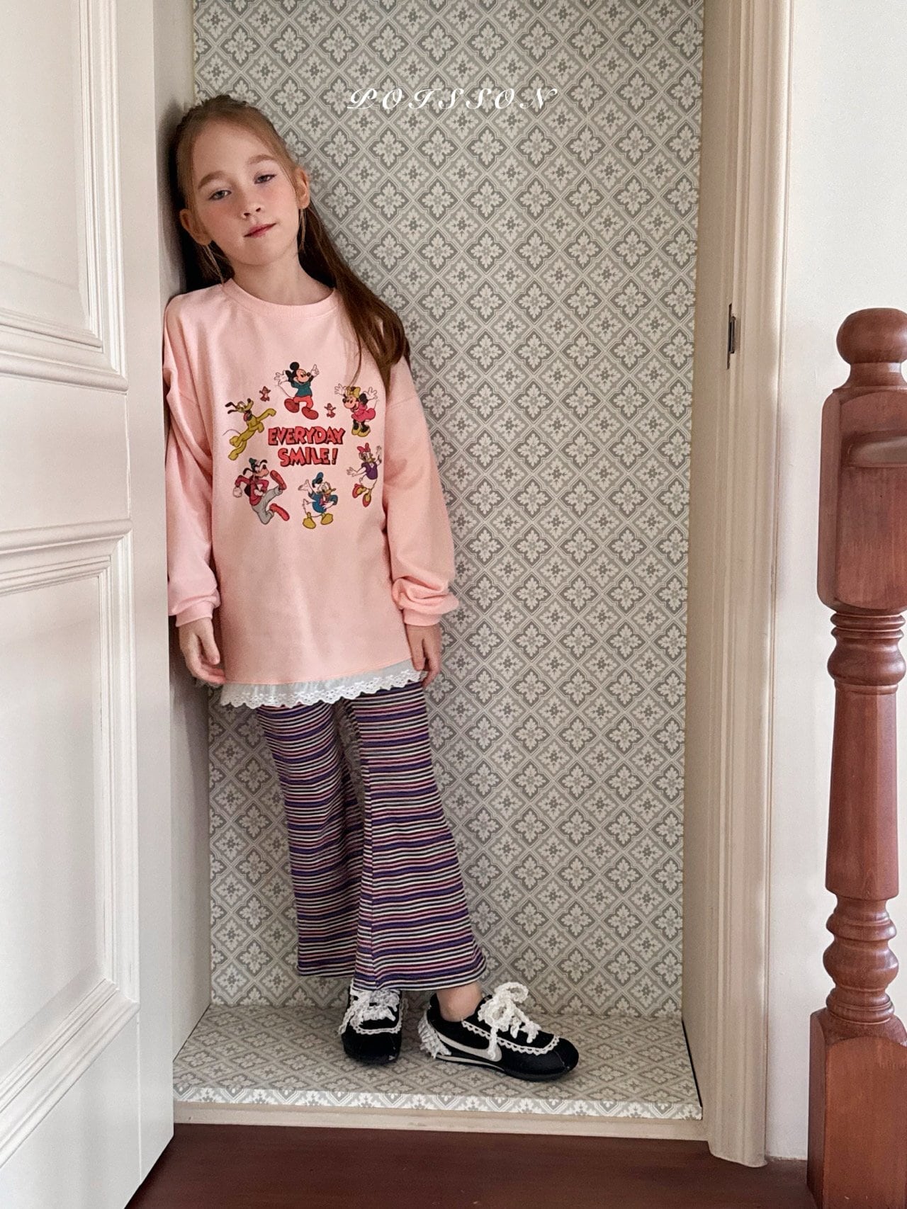 B649【即納】color pop pants