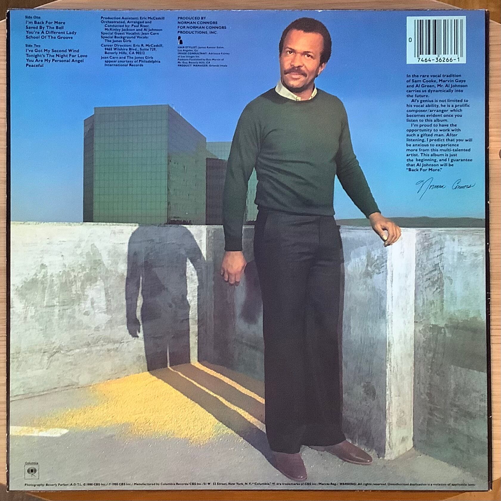 AL JOHNSON / BACK FOR MORE | Plastic Soul Records