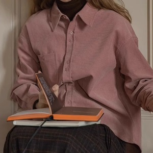 ボタンフロントカラー シャツ   F0024