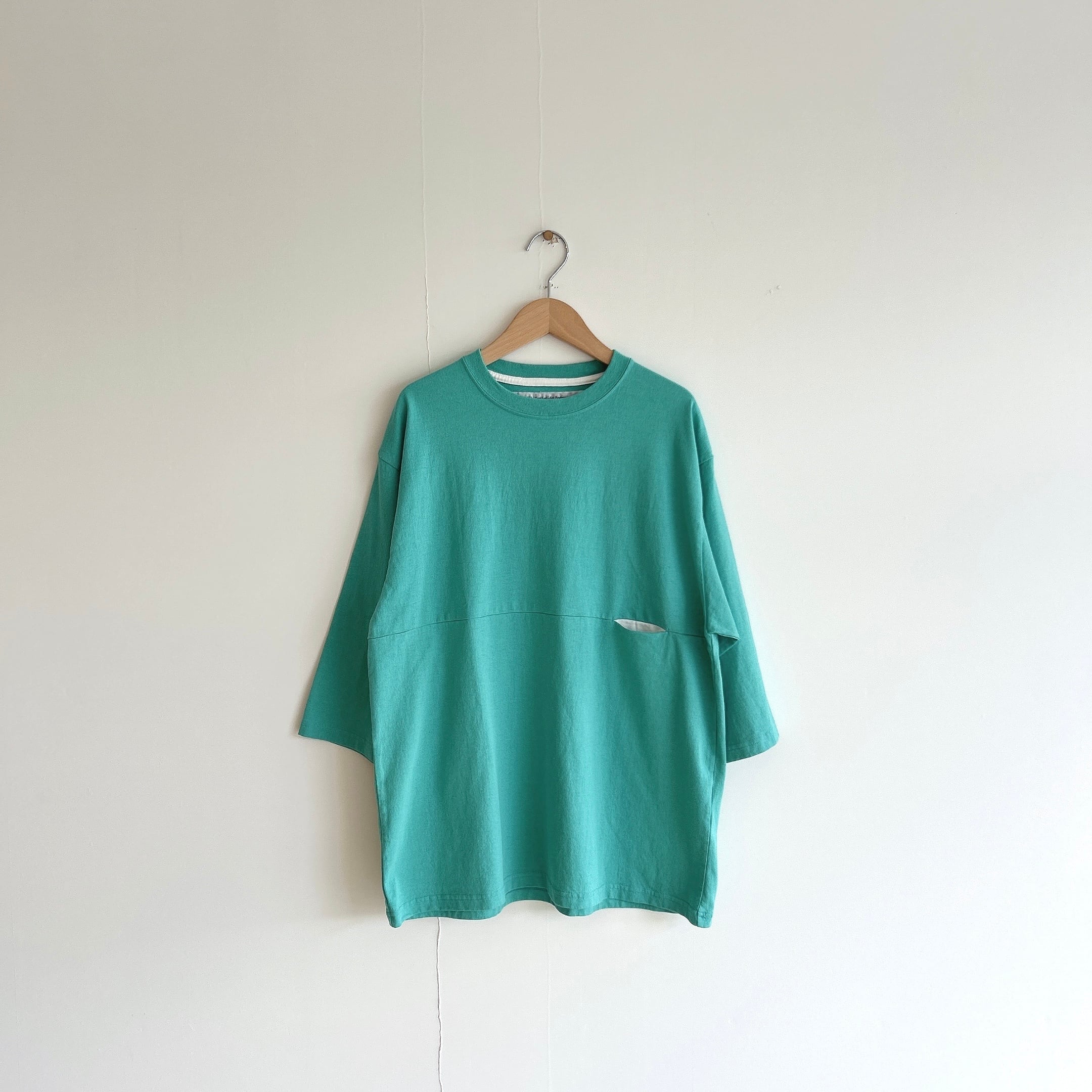 EEL Products YURURI TEE 3/4 T/blue | crane
