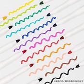 ぺんてる 水性ペン 洗たくでキレイカラーペン SCS2-12 12色