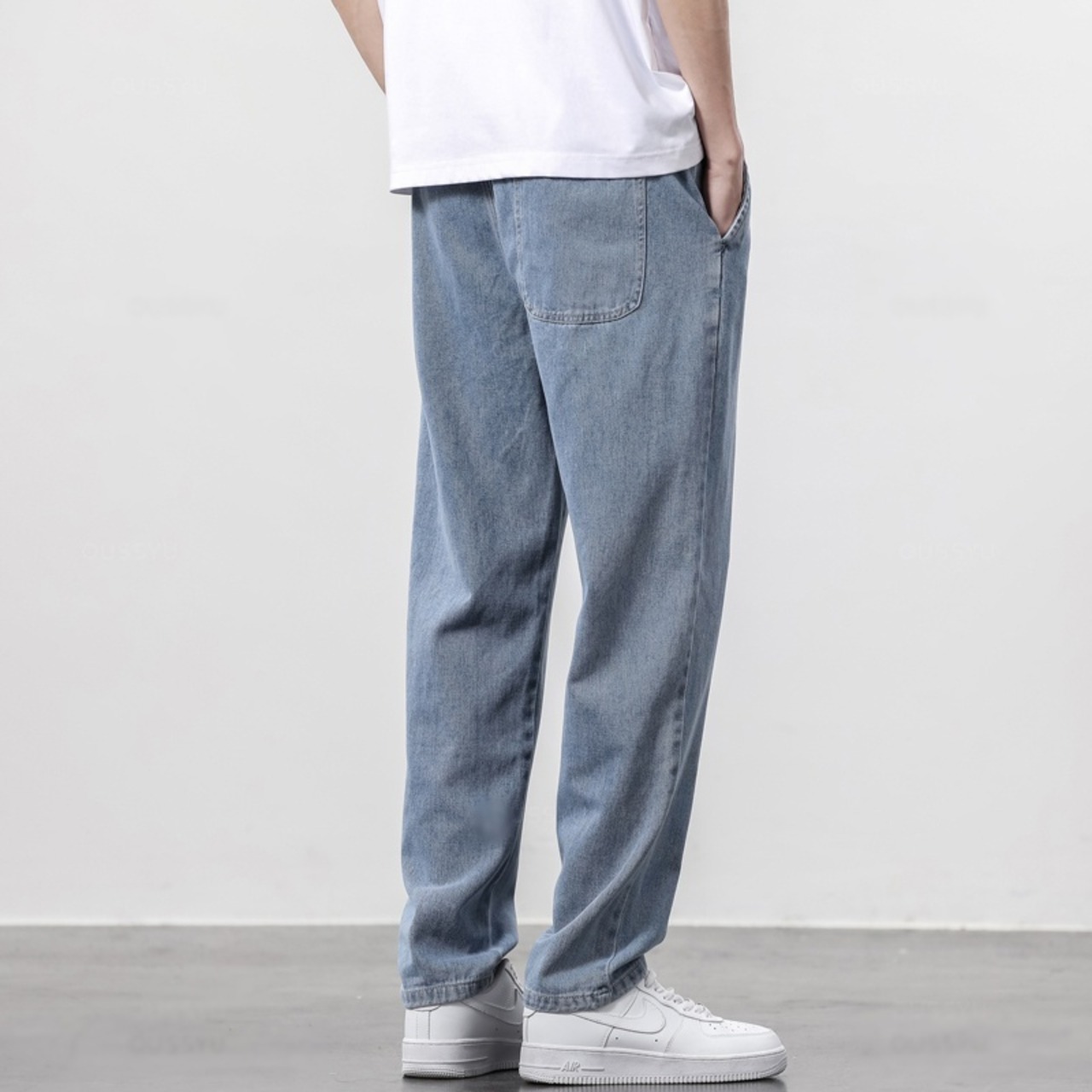 【S-5XL】Cotton Drawstring Pants / コットン ドローストリング パンツ