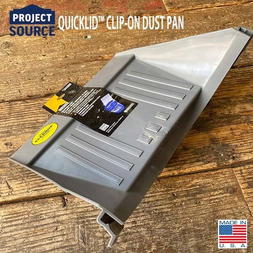 PROJECT SOURCE QUICKLID™ CLIP-ON DUSTPAN QUICKLID™ 5ガロンバケツ用ダストパン ちりとり アメリカ