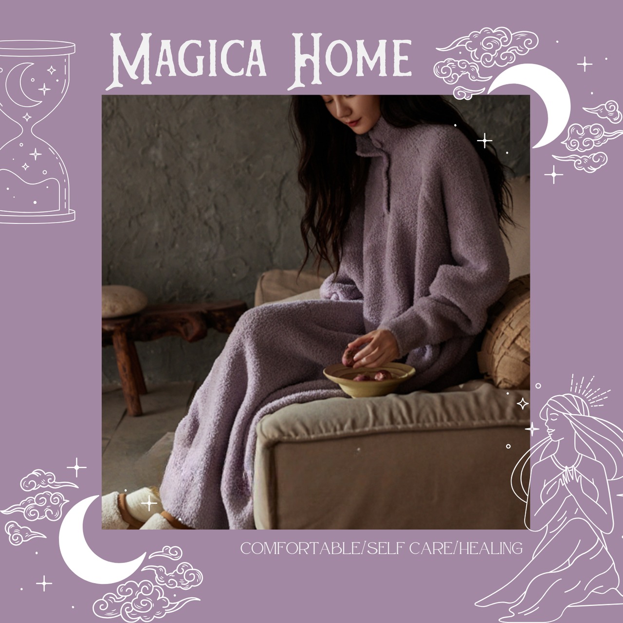 ラベンダー・ドリーム　ルームウェア　M25131