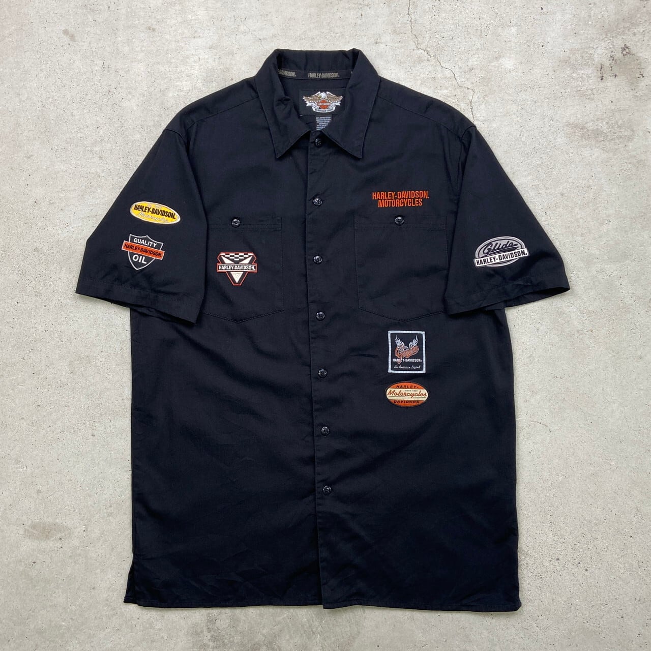 Harley-Davidson ハーレーダビッドソン 半袖シャツ ワークシャツ 