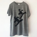 maitoparta 走る人 Tシャツ グレー