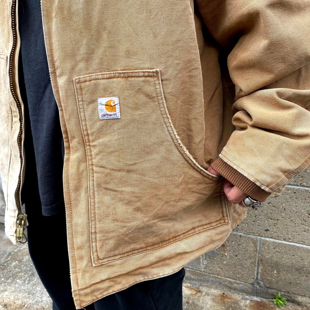 70年代 カーハート Carhartt ダック地ワークジャケット メンズXL ヴィンテージ /eaa299354