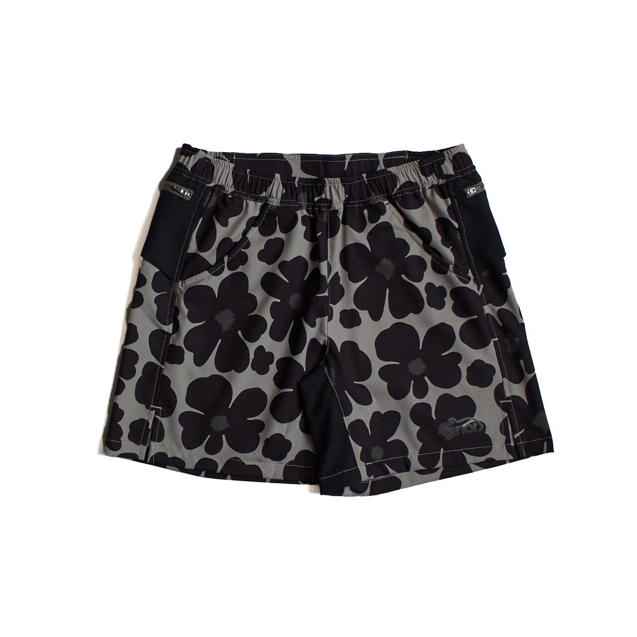 ranor(ラナー)FLOWER MIDDLE SHORTS - BEIGE メンズレディースランニングショーツ