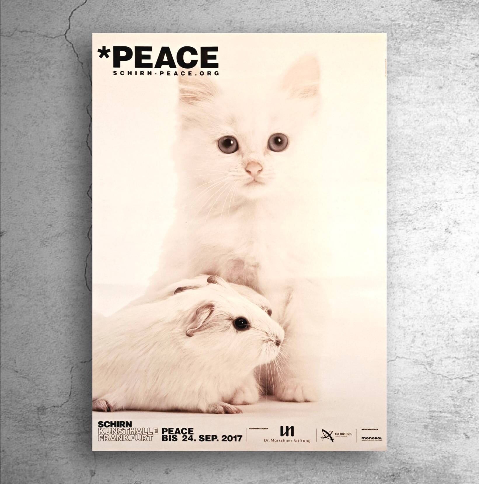 ドイツ/フランクフルト現代美術館での『Animal/Peace展』2017年告知