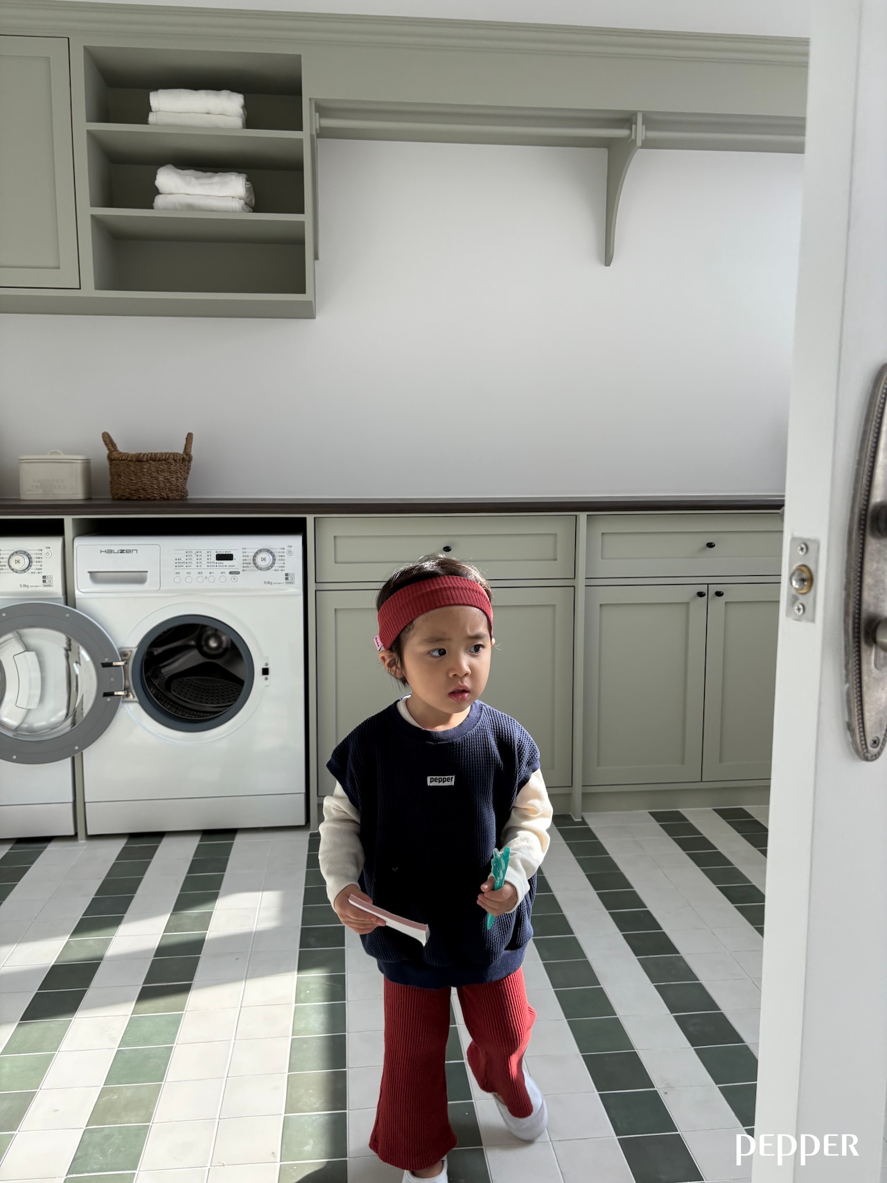 PEPPER 26/SP Carrot waffle vest