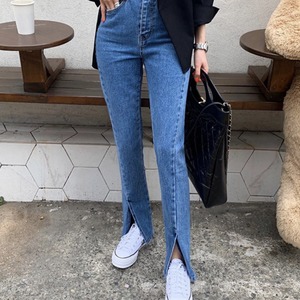 スリット フレア ハイウエスト デニム 341220