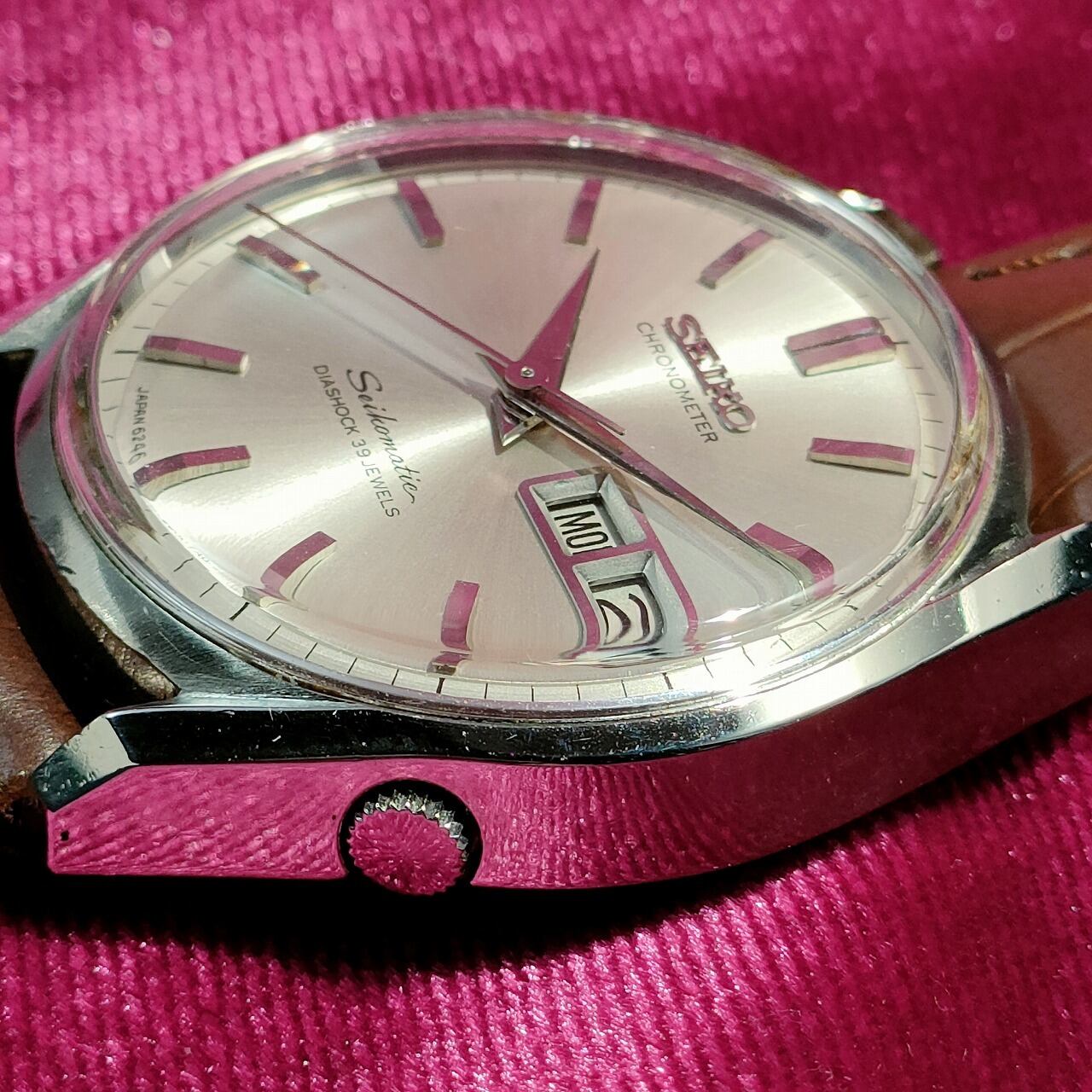 SEIKO 【SEIKO】セイコー セイコーマチック Cal.6246A デイデイト 6246-9000 自動巻き メンズ_707129【ev20】 