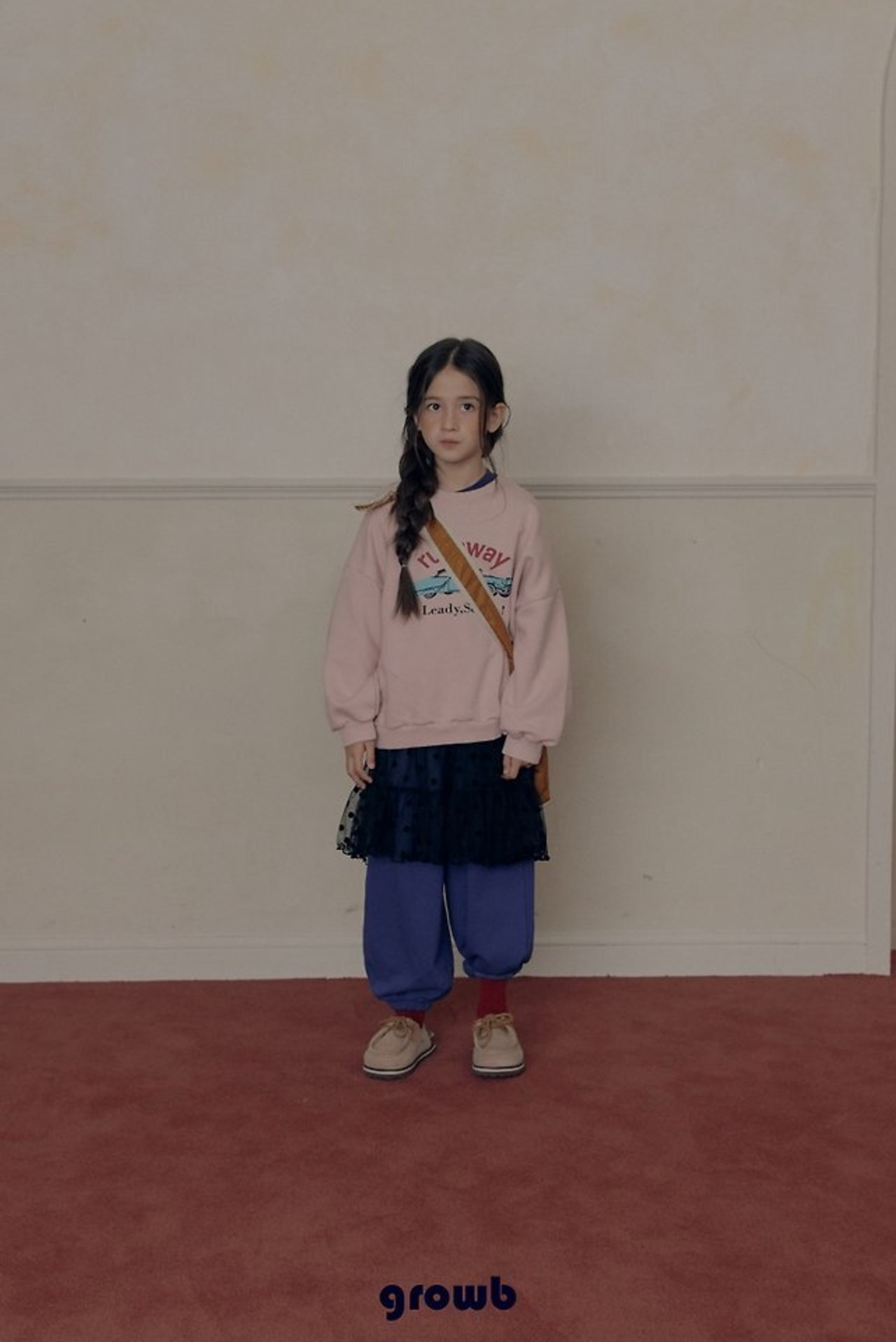 韓国子供服 / growb / ルート スウェット / 秋服 *XS~JM*