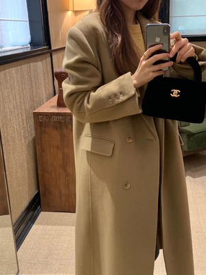[OUNCE] handmade tate cashmere coat / 3color