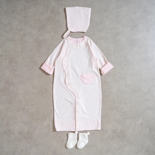 NAOMI ITO(ナオミイトウ) / Peaceful cooing 2wayドレス / ピンク / 50-80cm